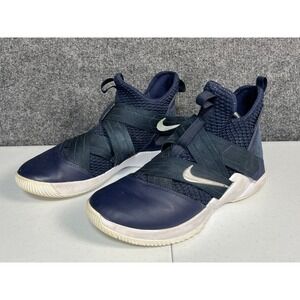 Nike LeBron Soldier 12 SFG Midnight Navy Mens Basketball Shoes AT3872-408 Sz 10